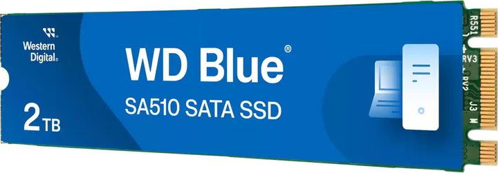 Dysk SSD Western Digital SA510 2TB M.2 SATA III 3D NAND TLC Blue (WDS200T3B0B) - obraz 2