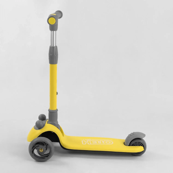 Самокат 3-х колісний Best Scooter жовтий, до 60 кг RS-8999 - зображення 3