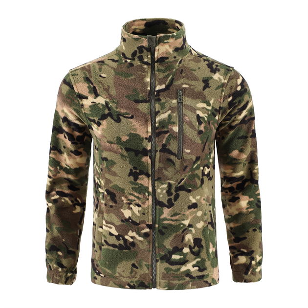 Кофта флисовая тактическая. ESDY. Мультикам 2XL - изображение 3