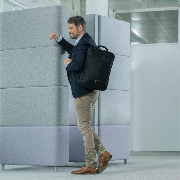 Рюкзак для ноутбука Dicota Laptop Backpack Eco PRO 12-14.1" Black (D30846-RPET) - зображення 10