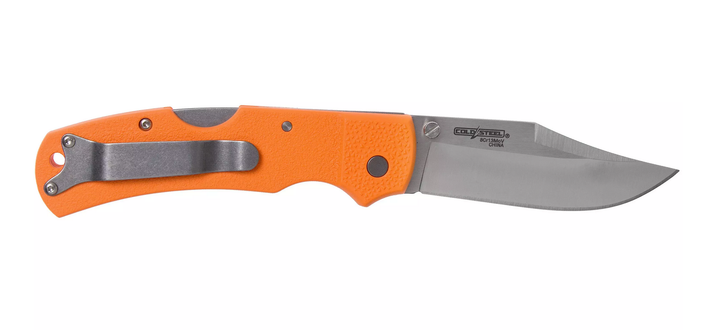 Нож складной Cold Steel Double Safe Hunter, Orange (CST CS-23JB) - Фото 4 Нож складной Cold Steel Double Safe Hunter, Orange (CST CS-23JB) - изображение 4