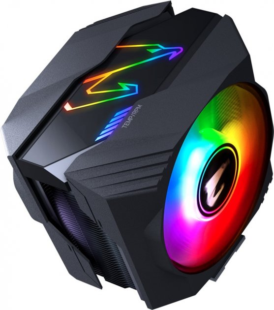 Кулер для процесора Gigabyte ATC800 з підсвічуванням/2х120мм Чорний - зображення 1