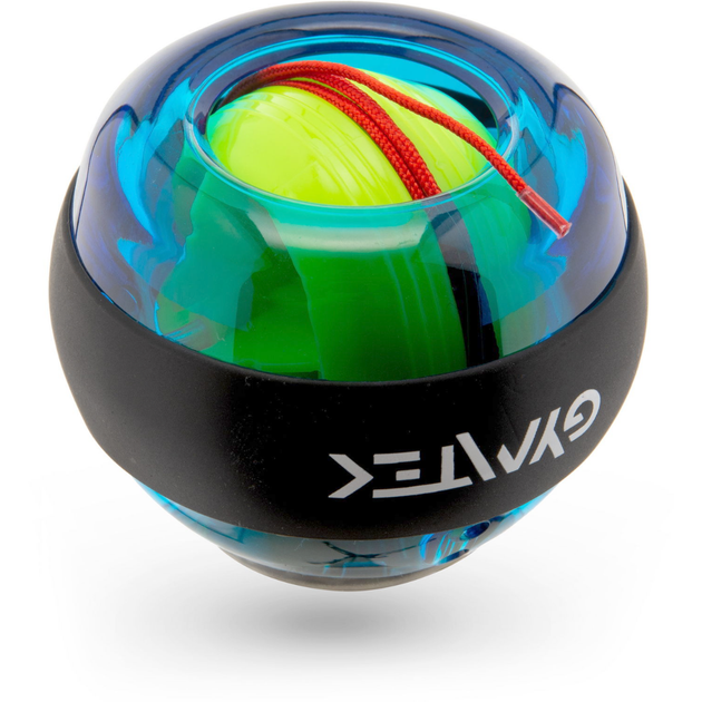 Гироскопический тренажер Gymtek Power Ball голубой для укрепления кисти - изображение 4