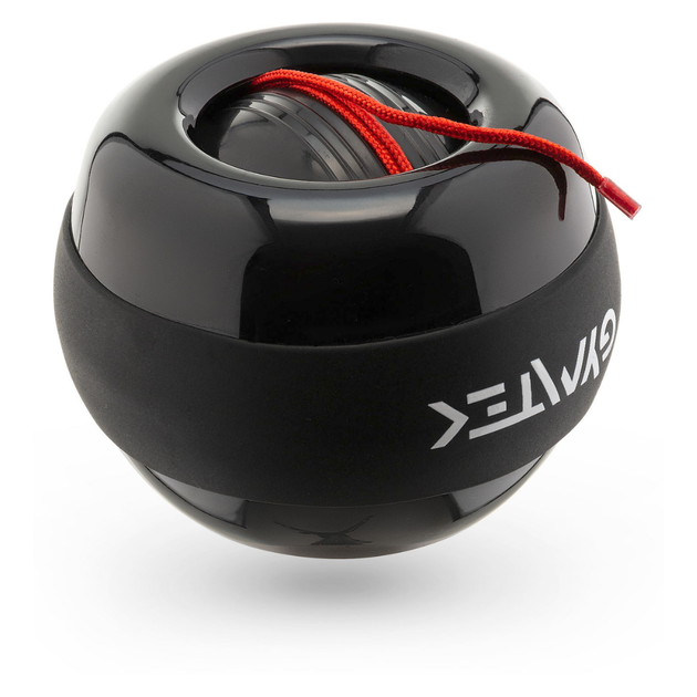 Гироскопический тренажер Gymtek Power Ball черный кистевой для рук - изображение 4