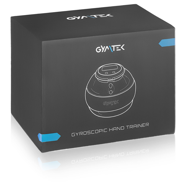 Гироскопический тренажер Gymtek Power Ball черный кистевой для рук - изображение 5
