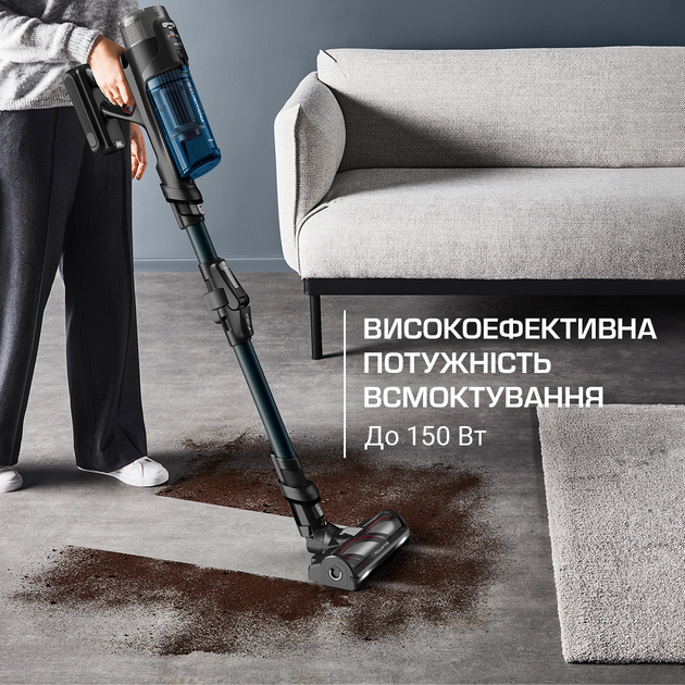Акумуляторний пилосос Rowenta X-Force Flex 12.60 NEO Auto Aqua Allergy RH9LC1WO - зображення 4