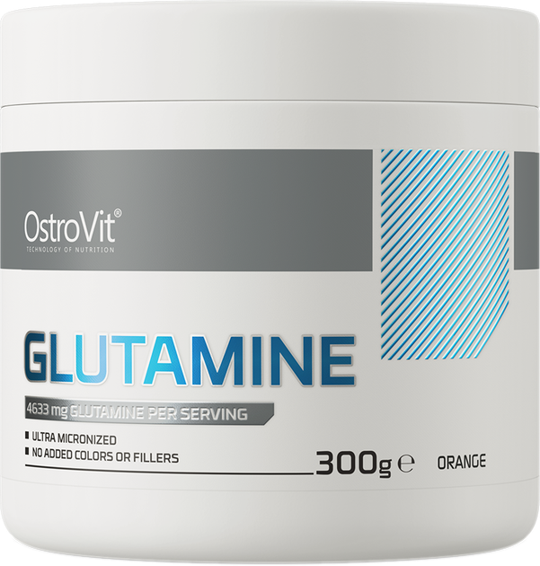 Амінокислота OstroVit L-Glutamine 300 г Апельсин (5902232611519) - зображення 1