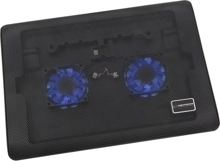 Охолоджувальна підставка для ноутбука Esperanza Tivano EA144 15.6" Black - зображення 1