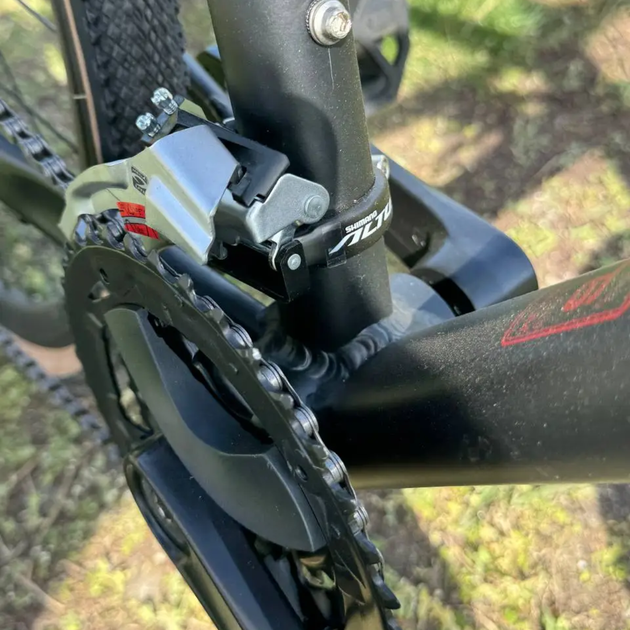 Велосипед Cronus 28" Gravel 2025 Рама-17,5" black-red - Фото 6 Велосипед Cronus 28" Gravel 2025 Рама-17,5" black-red - изображение 6