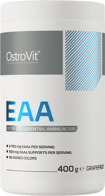 Aminokwasy OstroVit EAA 400 g Grejpfrut (5903246224870) - obraz 1