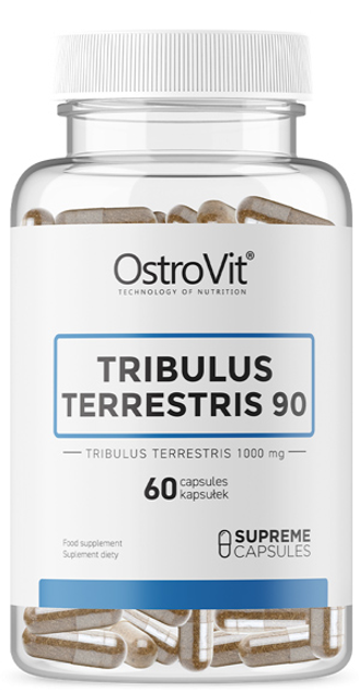 Booster testosteronu OstroVit Tribulus Terrestris 90 60 kapsułek (5903246222616) - obraz 1