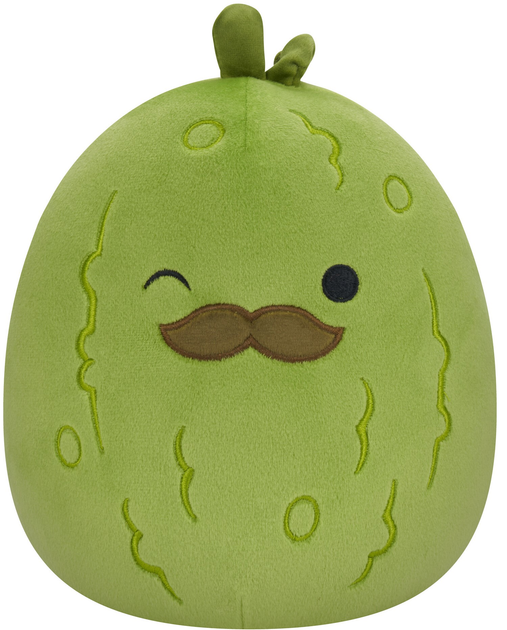 Maskotka Squishmallows Little Plush Charles Pickle W/Mustache 19 cm (0196566213326) - obraz 1