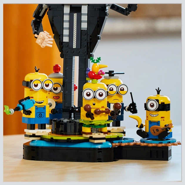 Конструктор LEGO Despicable Me Гру и миньоны из кубиков 839