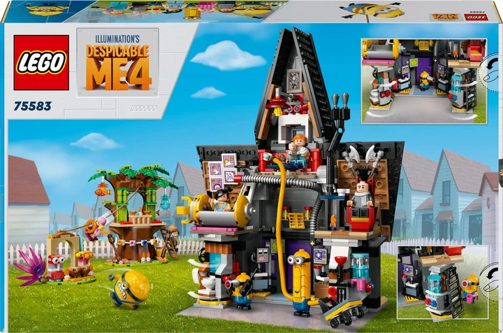 for：トントン様 Конструктор LEGO Despicable Me Родинний маєток Ґру й посіпак 868