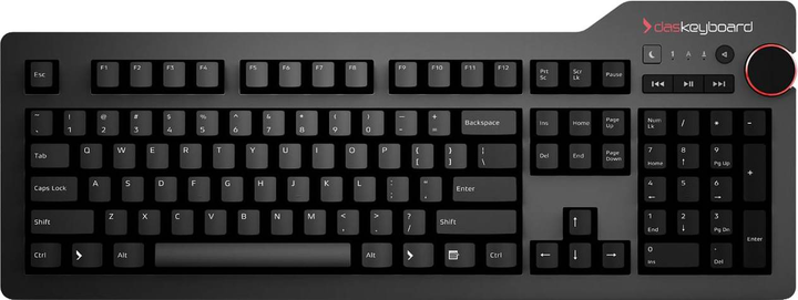 Клавіатура дротова Das Keyboard 4 Professional MX-Blue Czarny 8294813 (WLONONWCRAGA3) - зображення 1