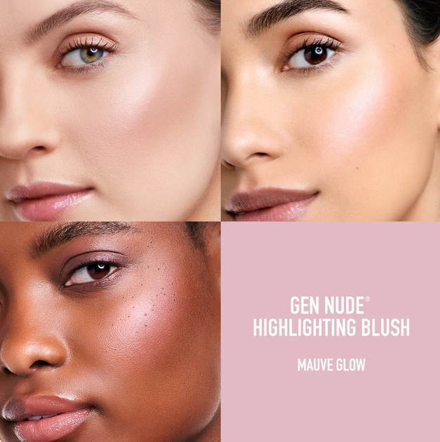 Рум'яна для обличчя Bareminerals Gen Nude Mauve Glow сяючі 3.8 г (194248100025) - зображення 3