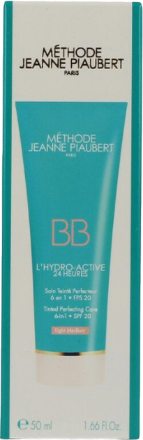 BB Krem Jeanne Piaubert L'Hydro-Active Light Medium SPF 20 50 ml (3355998701536) - obraz 2