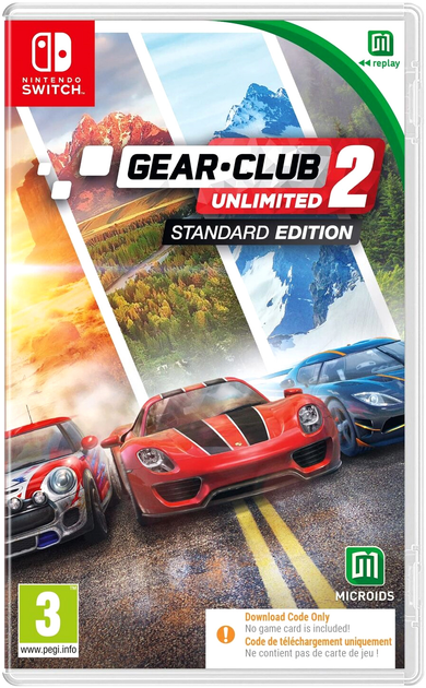 Гра Nintendo Switch Gear Club 2: Unlimited Code in a Box (Картридж) (3760156488240) - зображення 1