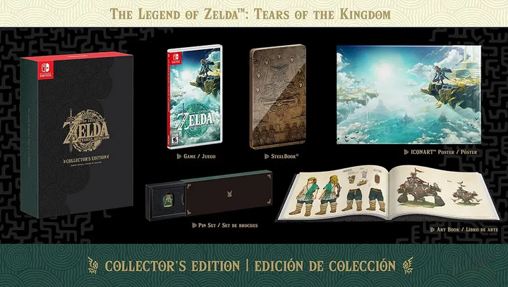 Игра Nintendo Switch The Legend of Zelda: Tears of the Kingdom Collector's Edition Русская Озвучка Б/У - изображение 2