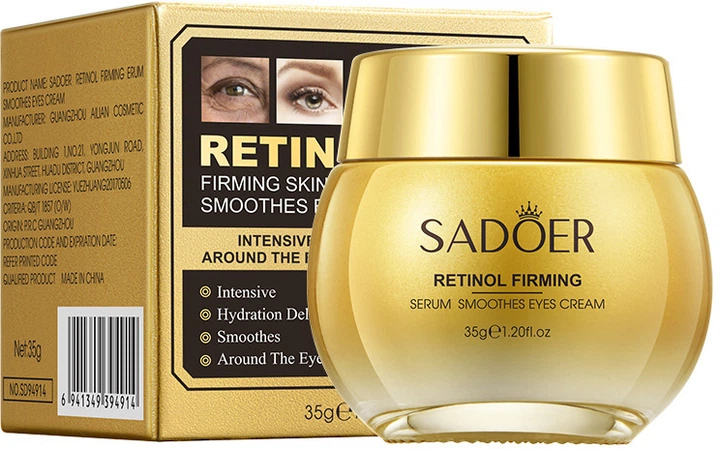 Крем для кожи вокруг глаз Sadoer Retinol Firming Skin