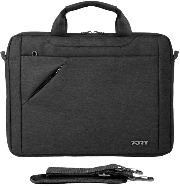 Torba na laptopa PORT Designs Sydney TL ECO 15.6" Black (3567041351722) - obraz 2
