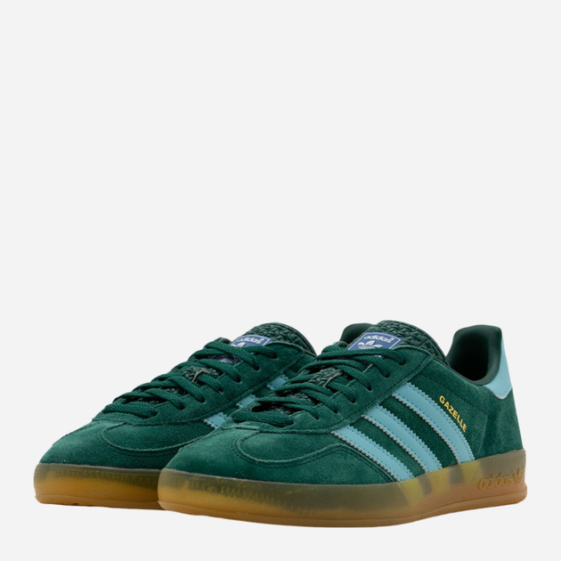 Чоловічі кеди низькі adidas Originals Gazelle Indoor IG9979 44.5 Темно-зелені (4066751277005) - зображення 2