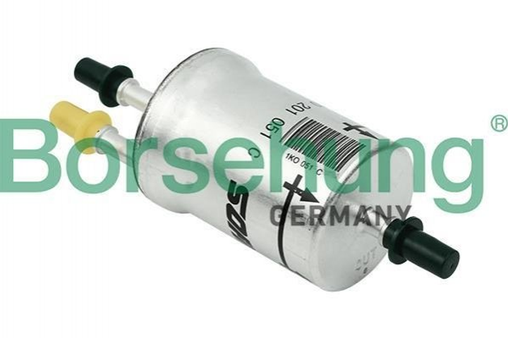 Топливный фильтр Borsehung B12822 Skoda Superb, Octavia, Fabia; Seat Toledo, Ibiza; Volkswagen Golf, Passat, Polo, Touran, Caddy, Transporter, Multivan, Jetta; Audi A3, A1 1K0201051K, 1K0201051C, 1K0201051B - изображение 1
