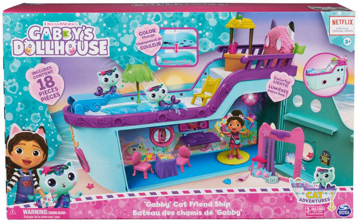 Zestaw zabawek Spin Master Gabby's Dollhouse Cruise Ship Playset (0778988502006) - obraz 1