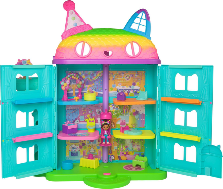 Zestaw zabawek Spin Master Gabby's Dollhouse Purrfect Dollhouse Rainbow (0681147027183) - obraz 2