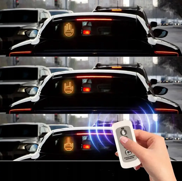 Світлодіодна рука LED лампа з жестами для авто Hand Light з пультом керування - изображение 4