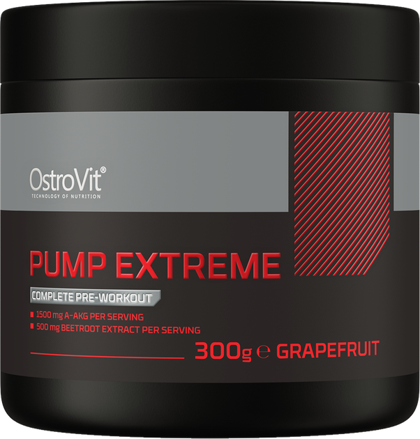 Kompleks przedtreningowy OstroVit Pump Extreme 300 g Grejpfrut (5903246224306) - obraz 1