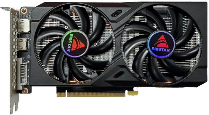 Видеокарта Biostar PCI-Ex GeForce GTX 1660 Ti Extreme Gaming 6GB GDDR6 (192bit) (1770/12000) (HDMI, DisplayPort, DVI-D) (VN1666TF69) - изображение 2
