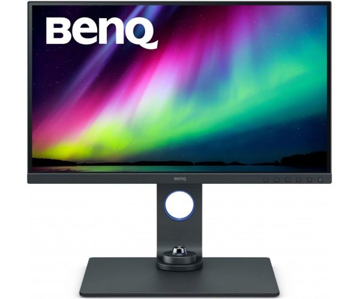 TFT 27" BenQ SW270C, IPS, QHD, 99% Adobe RGB, HDMIx2, DP, USB-C, USB хаб, Card Reader, темно-сірий - изображение 1