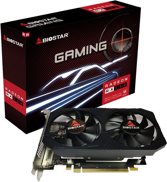Karta graficzna Biostar PCI-Ex Radeon RX 560 4GB GDDR5 (128bit) (1275/6000) (HDMI, DisplayPort, DVI) (VA5615RF41) - obraz 3