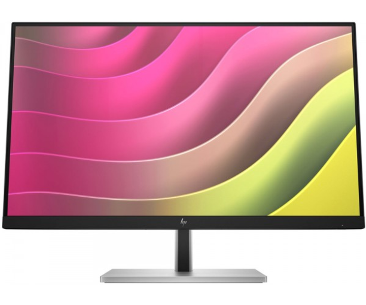 TFT 23.8" HP E24t G5, IPS, 75Hz, сенсорний, HDMI, DP, USB-hub, HAS, Pivot, чорно-сріблястий - изображение 1