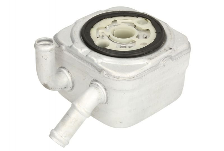 Масляный радиатор (теплообменник) THERMOTEC D4A024TT Audi A6, A8, A4; Volkswagen Passat 059117021A, 059117021C - изображение 1