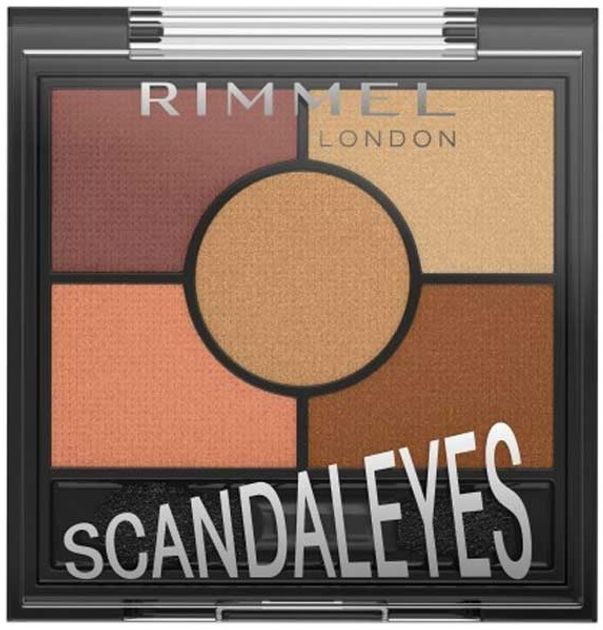 Paleta cieni do powiek Rimmel London Scandaleyes 005-Sunset Bronze 3.8 g (3616302732999) - obraz 1