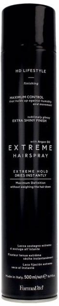 Lakier do włosów Farmavita HD Life Style Hair Spray Extreme 500 ml (8022033107909) - obraz 1