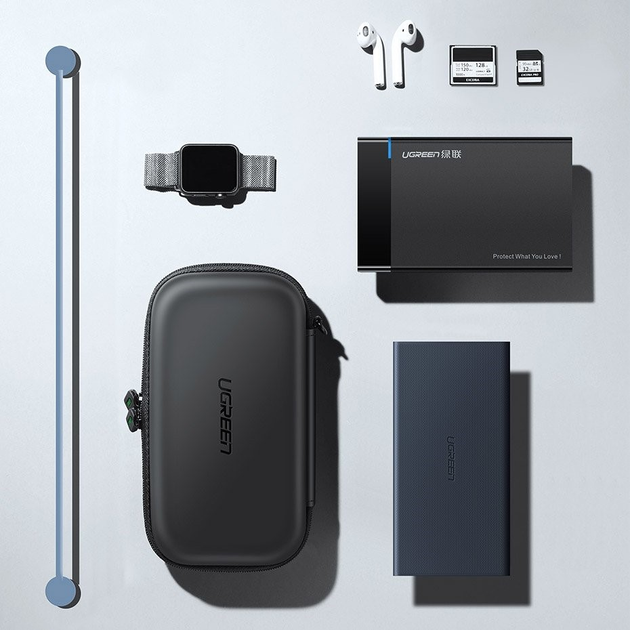 Etui na dysk twardy SSD i akcesoria GSM Ugreen LP12 M Black (6957303847075) - obraz 6