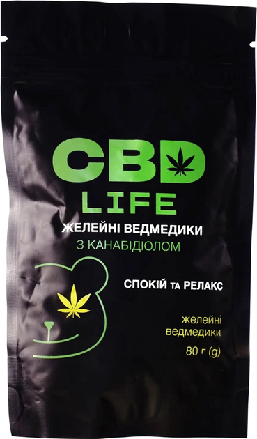 Диетическая добавка CBD life Желейные Мишки с каннабидиолом 80 г ...