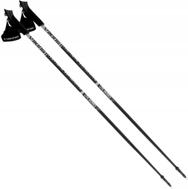 Kije trekkingowe Viking Lite Pro 125 cm Szare (5901115774440) - obraz 1