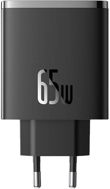 Ładowarka sieciowa Baseus OS-Cube Pro 2 xUSB-C + USB 65 W Czarna (P10152301113-00) - obraz 1