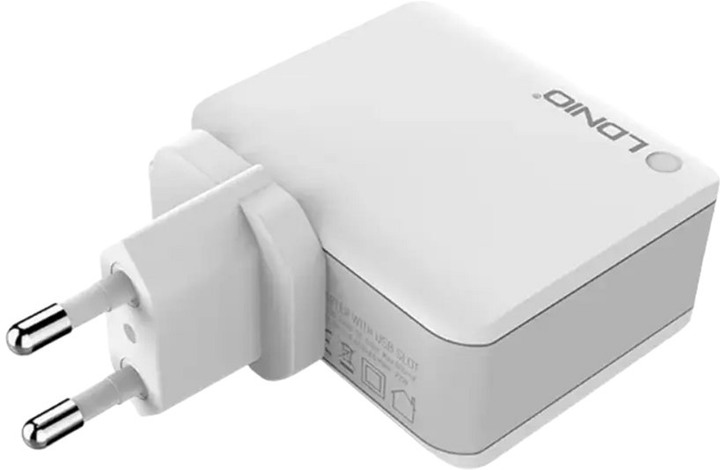 Ładowarka sieciowa Ldnio USB-C 20W + kabel USB-C - Lightning (A4403C Type C-Lightn) - obraz 1