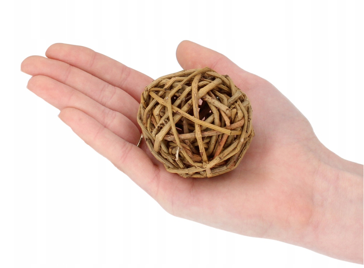 Krixx様 Іграшка для гризунів Trixie плетений м'яч 6 см TX-61941