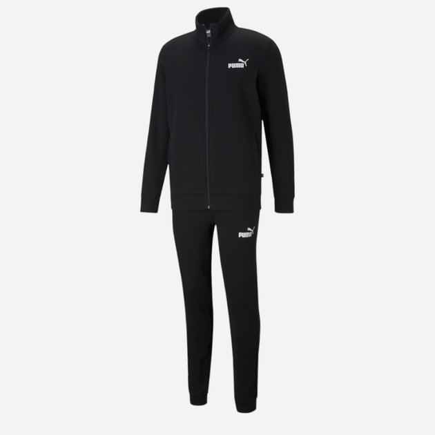 Спортивний костюм чоловічий Puma Clean Sweat Suit Fl 58584101 M Чорний (4063697380318) - зображення 8