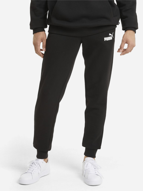 Спортивні штани чоловічі Puma Ess Slim Pants Tr 586749-01 2XS Чорні (4063697291843) - зображення 1