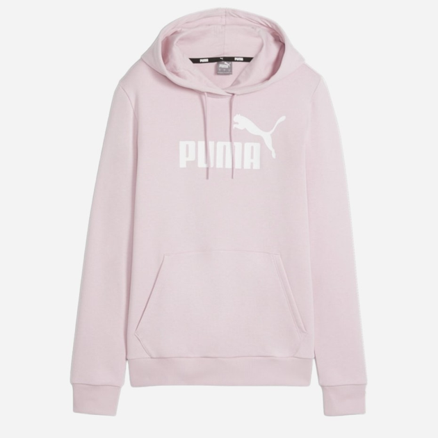 Bluza z kapturem damska Puma Ess Logo Hoodie Tr (S) 58679760 XS Różowa (4099685876310) - obraz 1