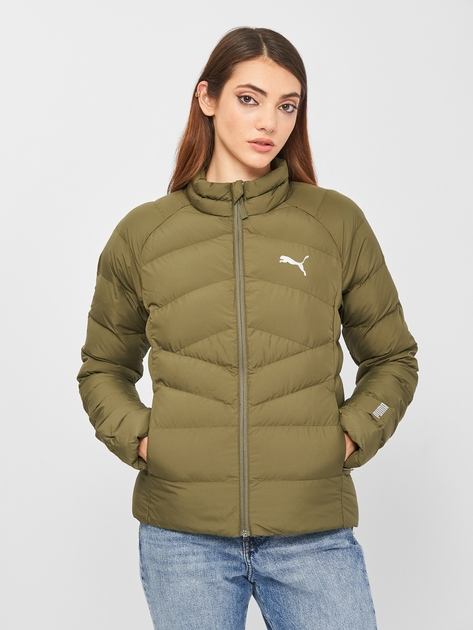 Kurtka przejściowa damska krótka Puma Warmcell Lightweight Jacket 58770444 M Zielona (4063699054286) - obraz 1