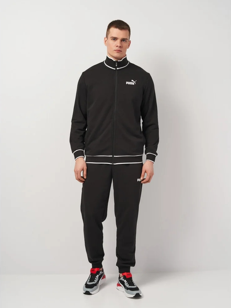 Спортивний костюм чоловічий Puma Sweat Tracksuit 67888901 M Чорний (4099685602339) - зображення 1