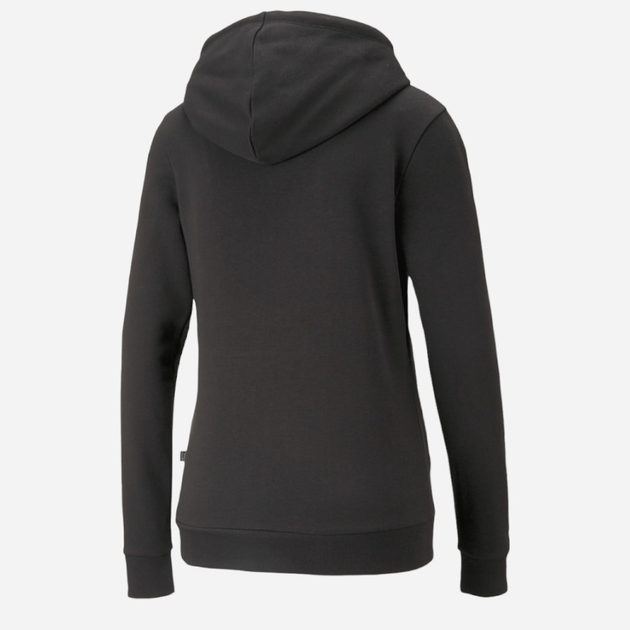 Bluza z kapturem damska Puma Ess+ Metallic Logo Hoodie Tr 84909601 XS Czarna (4065453124983) - obraz 7